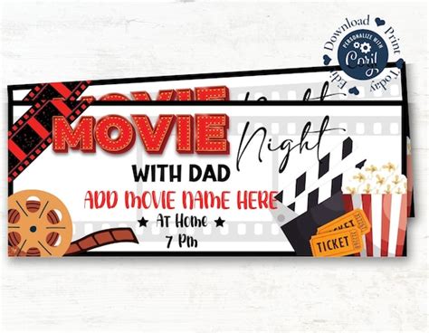 Father’s Day Movie Night Surprise .
